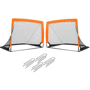 But de football portable pliable pour l'entraînement et les jeux en plein air dans la cour, but pour enfants et jeunes avec sac de transport - Product Image 3