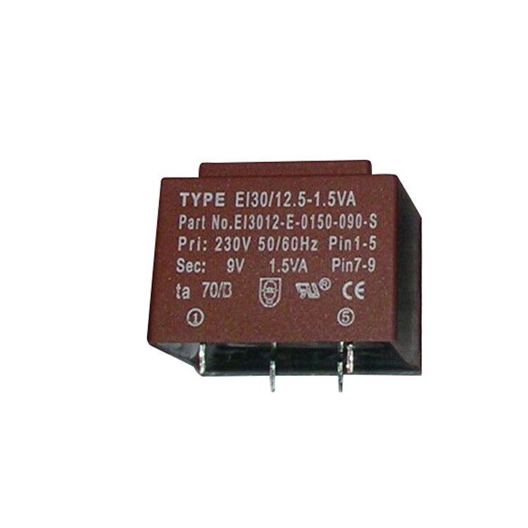 1.5VA 110V 220V to 12V 18V 24V EI30/12.5 Sealed <strong>Pulse</strong> PCB <strong>Transformer</strong>