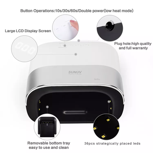 <span class=keywords><strong>Sunuv</strong></span> — vernis à ongles pour table connectée, produit de manucure pour nail-art, séchage rapide, <span class=keywords><strong>lampe</strong></span> led <span class=keywords><strong>uv</strong></span>, w - Product Image 6