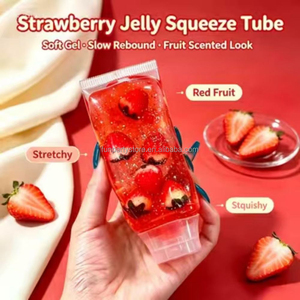 Nouvel Arrivage : Jouet Squishy Mochi en Tube de Gelée de Fruits, Jouet Anti-Stress à Presser en Forme de Dentifrice, Très Vendu, Idéal pour les Fêtes d'Enfants - Product Image 6