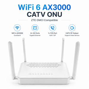 ZTE OLT OMCI รองรับ WiFi6 AX3000 CATV ONU - Product Image 1