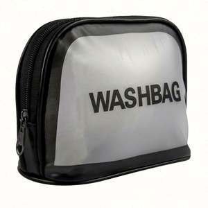 Customized Logo Waterproof PVC Cosmetic <b>Bags</b> Frosted <b>Clear</b> <b>Plastic</b> Toiletry Storage <b>Bags</b> - Product Image 6