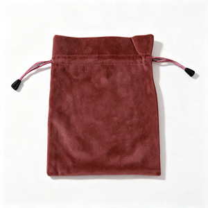 Custom Velvet <b>Pouch</b> Drawstring Closure Multi Color Soft Flocked Gift Bags for Jewelry Cosmetics Eyewear Wine Bottle Promotion - Product Image 6