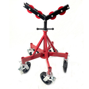 Support de tuyau à cinq roues H406, support de tube industriel professionnel pratique pour soutenir les tubes de 40 pouces - Product Image 1