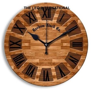 Nouvellement matériel en bois forme carrée noir fini horloge murale maison intérieur Art décoratif balayage Machine - Product Image 2