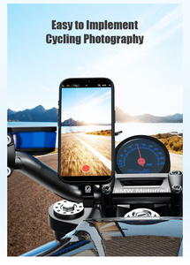 Support de téléphone pour moto Kewig IP66 étanche, rotation à 720°, antichoc, magnétique, 4 verrous, en alliage d'aluminium - Product Image 3