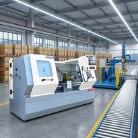 Tour CNC MARCH EXPO CK6160-1500 220V avec commande numérique Fanuc, moteur robuste, lit plat, mandrin manuel