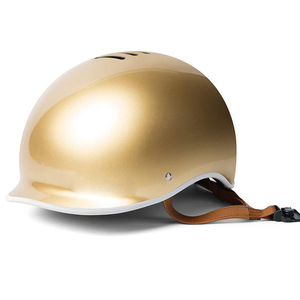 Casco de Ciclismo Ajustable para Adultos, Color Dorado, con Ventilaciones, Protección Unisex - Product Image 1