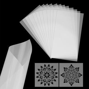 10-mil 12x24 inch sữa mờ Pet trống <span class=keywords><strong>Stencil</strong></span> làm tấm nhựa thủ công mỹ nghệ Mylar tấm - Product Image 2