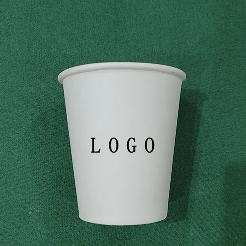 Ustom-tapa gruesa desechable de papel Kraft en frío, cubierta de taza de café con logotipo impreso ecológico biodegradable