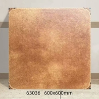 Carrelage de sol en céramique moderne décoratif d'intérieur 600x600mm antidérapant antibactérien pour salle de bain, villa, hall