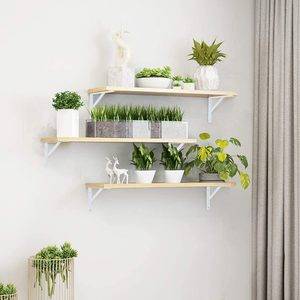 Soporte Triangular para Estantes, Soporte de Pared de 90 Grados, Soportes Flotantes para Estantes, Soporte Metálico Resistente para Tableros de Madera - Product Image 6