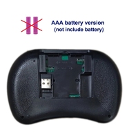 Rétroéclairé anglais russe français espagnol portugais 2.4G Air Mouse télécommande Touchpad pour Android TV Box PC Mini clavier I8 sans fil