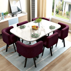 Nhà Hàng vòng bàn ăn và Ghế Thời Trang wrought sắt bảng Thiết kế quán cà phê cửa hàng đồ nội thất phòng hội nghị bàn và ghế - Product Image 5