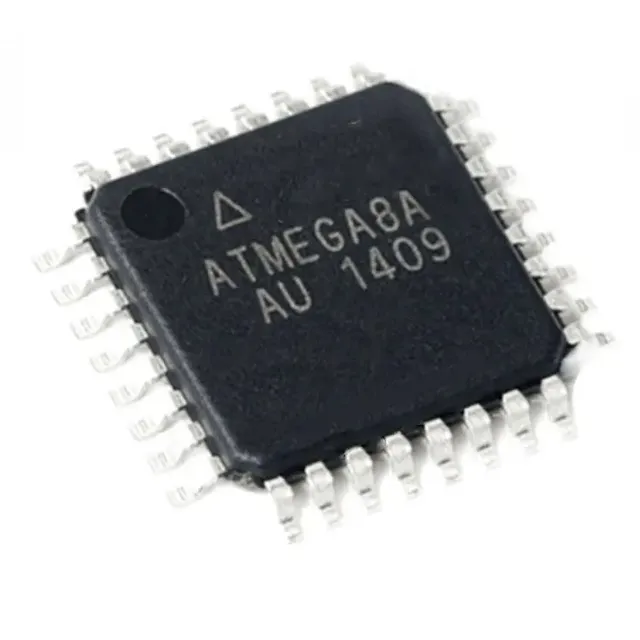 Electronic components ATMEGA8 8-bit microcontroller 8KB flash 32-tqfp ATmega microcontroller integrated circuit chip ATMEGA8A-AU
