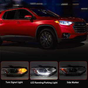 Faro Delantero HID/Xenón Compatible con Chevrolet Traverse 2018-2021, Reemplazo <span class=keywords><strong>para</strong></span> GM2503487 84887858, Lado del Pasajero - Product Image 4
