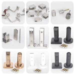 Moderner Edelstahl-Seitengeländerhalter mit Winkelglasbefestigung, Rostbeständig, 2 Jahre Garantie für Balkone - Product Image 6