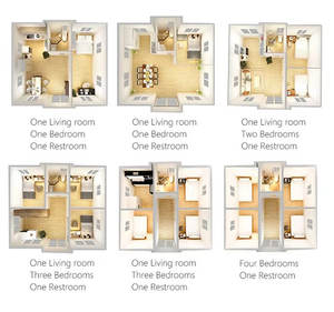 Maisons modulaires portables pliables et extensibles de 40 pieds, 2 à 4 chambres, <span class=keywords><strong>prix</strong></span> bas, restaurant mobile, <span class=keywords><strong>prix</strong></span> de la <span class=keywords><strong>maison</strong></span> conteneur - Product Image 4
