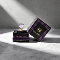 Boîte cadeau de parfum vide personnalisée, emballage unique pour parfum, boîte créative pour flacon d'huile parfumée, boîte en papier, matériaux recyclés