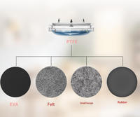 Patins de chaise pour tapis, transparents, robustes, en PTFE, pour le déplacement de meubles, protections de pieds de table pour un glissement fluide