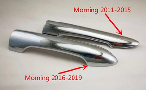 WZXD 2021 2020 2019 Car Styling Chrome <b>Door</b> Handle Cover <b>Trim</b> Sticker for Morning for Picanto - Product Image 6