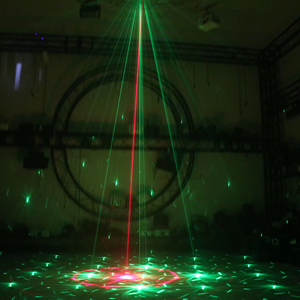 RGB LED etapa discoteca luz fiesta láser proyector luces control de sonido DJ equipo para pista de baile Club - Product Image 1