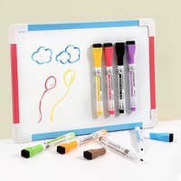 Marqueur effaçable à sec personnalisé en direct d'usine, marqueur pour tableau blanc, noir, bleu, rouge, séchage rapide, marqueur magnétique pour tableau blanc