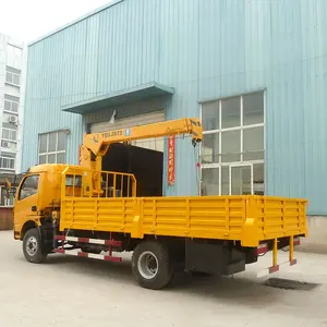 Grúa montada en camión pequeña, usada, con control remoto inalámbrico, 3,2 toneladas