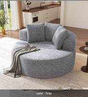 Canapé-lit en tissu velours Chesterfield moderne, confortable, multifonctionnel, solution une place, salon, pas de montage requis
