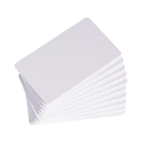 Film d'impression numérique magnétique en PVC imprimable, laminé, 85,5x54x0,76 mm, carte d'identité scolaire, plastique blanc vierge, carte personnalisée