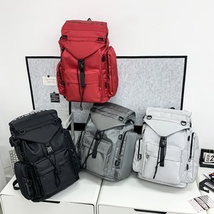 Large Capacity Casual Trendy <b>Cool</b> Laptop Backpack Waterproof Nylon Motorcycle Helmet Backpack Riding Motorbike Backpack - Product Image 3