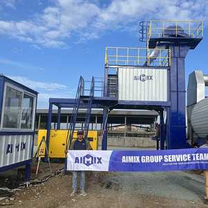Usine de mélange d'asphalte continu mobile Aimix 100 TPH en Équateur - Product Image 5