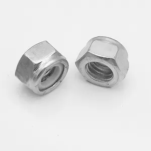 Factory fasteners Carbon Steel Zinc Plated Lock Nut DIN985