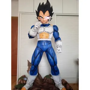 Custom Anime Dragon Ball Character Resin Vegate Super Saiyan Vegeta Statue