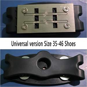 QCUTIANS Couvre-chaussures de moto et protections anti-choc avec glissières, pour friction de semelle, protection contre les flammes et les étincelles, en métal/caoutchouc, lot de 5 pièces, pour l'extérieur - Product Image 4