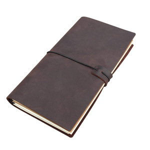 Funda de cuero vintage para cuaderno de viaje, funda protectora para cuaderno hecha a mano, funda personalizada para cuaderno/diario. - Product Image 3