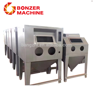 Máquina manual de arenado húmedo con cabina, pulverizador de <span class=keywords><strong>vapor</strong></span> con bomba y motor para eliminación de óxido ecológica - Product Image 2