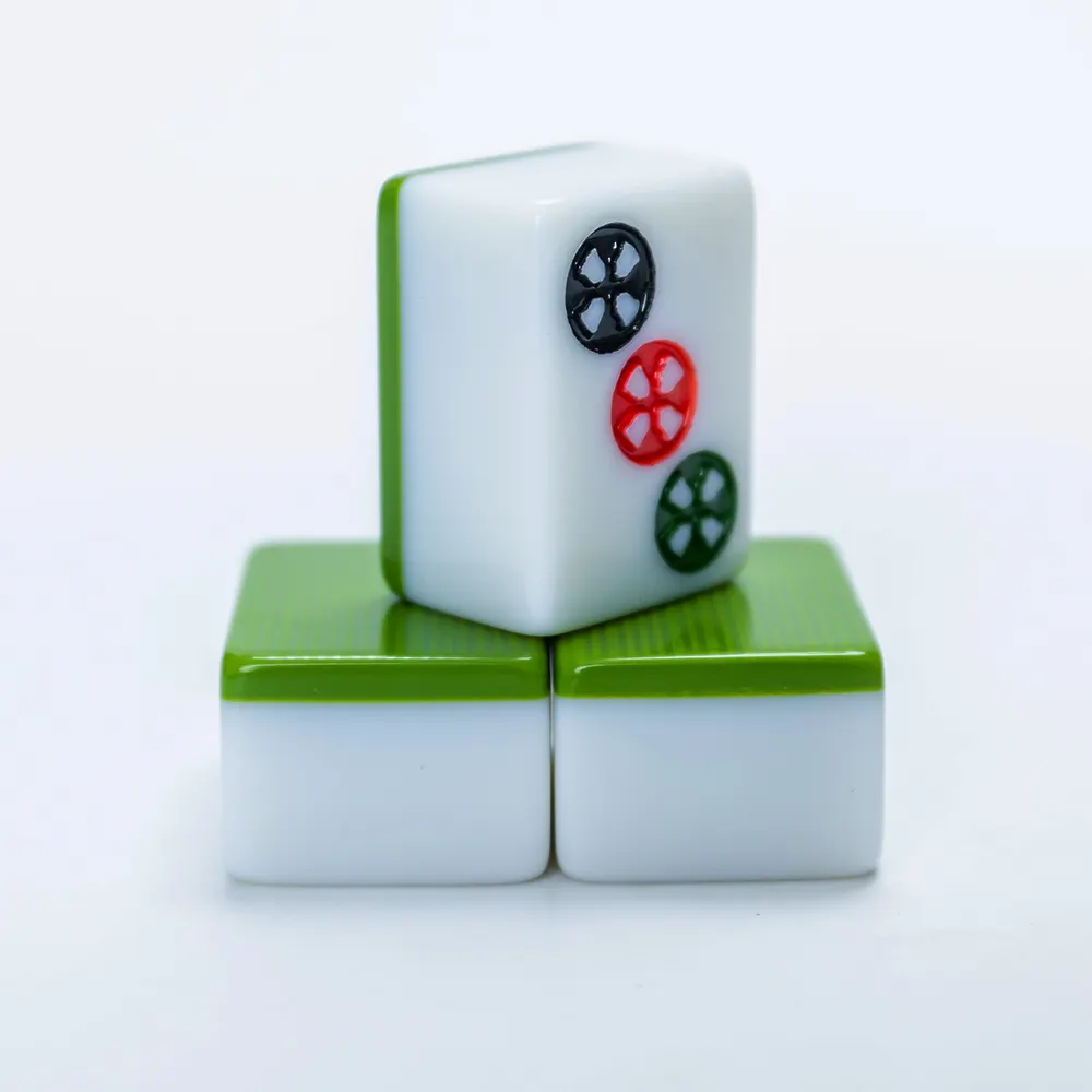 Jogo de tabuleiro entretenimento mahjong, conjunto de azulejos 144