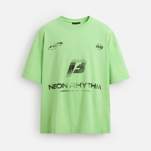 Camisetas gráficas de algodón al por mayor de alta calidad, ropa de calle, camiseta de gran tamaño, camiseta lavada de peso pesado para hombres de gran tamaño - Product Image 1