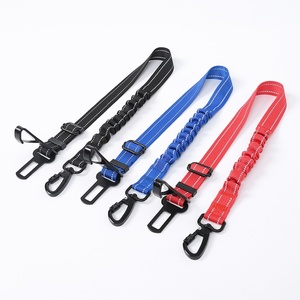 Cinturón de <span class=keywords><strong>Seguridad</strong></span> Acolchado para Mascotas de Razas Pequeñas con Hebilla de <span class=keywords><strong>Seguridad</strong></span> para Automóvil Anti-Deslizante de Nailon Decorado con Cintas - Product Image 5