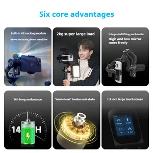 <span class=keywords><strong>FeiyuTech</strong></span> Scorp Mini 3 cardán de teléfono rotación de 360 ° estabilizador de mano antivibración de tres ejes para cámara Gopro grabación de vídeo en vivo - Product Image 5