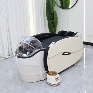 Cama de Masaje Japonesa de Lujo Premium para Spa Capilar, <span class=keywords><strong>Lavacabezas</strong></span> de Cerámica, Terapia Acuática, Cama de Lavado para Centro de Bienestar - Product Image 3