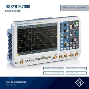 Osciloscopio de Alta Frecuencia y Doble Canal RS Rohde & Schwarz RTB2000, Frecuencia de Muestreo de 5 GSa/s, Pantalla Táctil Capacitiva, Origen Alemania - Product Image 4