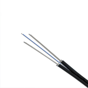 Cable de bajada plano FTTH de doble serie para interior/exterior, 1 o 2 núcleos, monomodo, con cubierta de PVC ecológica y refuerzo de alambre de acero FRP de alta resistencia. - Product Image 2