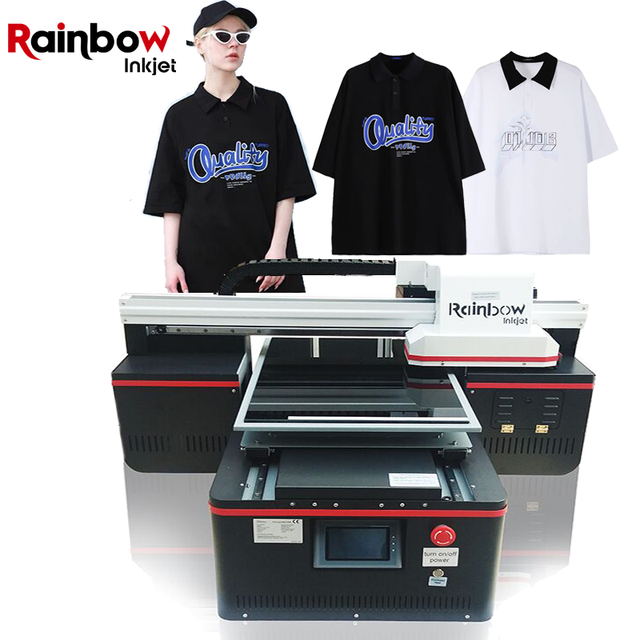 Best Chinese A3 A2 Size Dtg Flatbed Printer Custom t Shirt Printer