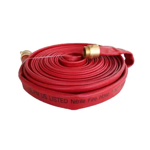 China Hersteller Brand bekämpfung zubehör Synthetic Rubber Liner langlebiger Feuerwehr schlauch