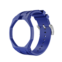 Lionorm Lpine Mod-Kit für AP -swatch Royal Pop Biokeramik-Gehäuse 12-Uhr-Krone Handgelenkadapter Gummi-Uhrenarmband Mod-Set