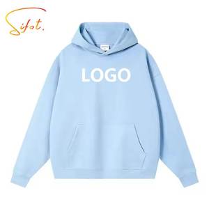 Sifot venta al por mayor de alta calidad 400gsm lavado ácido sudaderas con capucha logotipo personalizado bordado hombres Streetwear sudaderas - Product Image 1