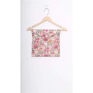 Conjunto de Pijama Corto Informal de Algodón Puro Satinado con Estampado Floral Hecho a Mano, Ropa de Dormir para Mujer, Cintura Elástica, Cuello Camisero, para Otoño - Product Image 4