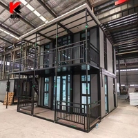 Maison Modulaire Préfabriquée, Bureau Préfabriqué, Conteneur de Luxe de 20 pieds, Prix des Maisons Modulaires en Verre Préfabriquées